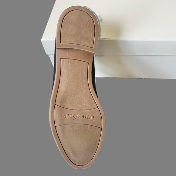 EUC Franco Sarto Hadden Leather Loafers, Black, Size 7.5 - Picture 11 of 12